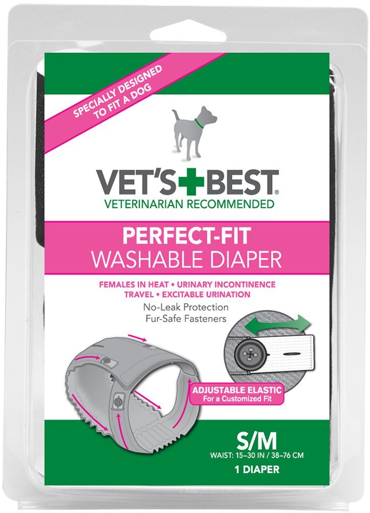 Vets Best Washable Female Dog Diaper 1 Count