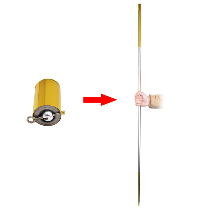 Retractable Magic Toy - Golden Staff