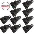 10-Piece Tarp Locking Clips: Waterproof High-Strength Fasteners for Pool Covers, Tent, Awning, and Camping Use