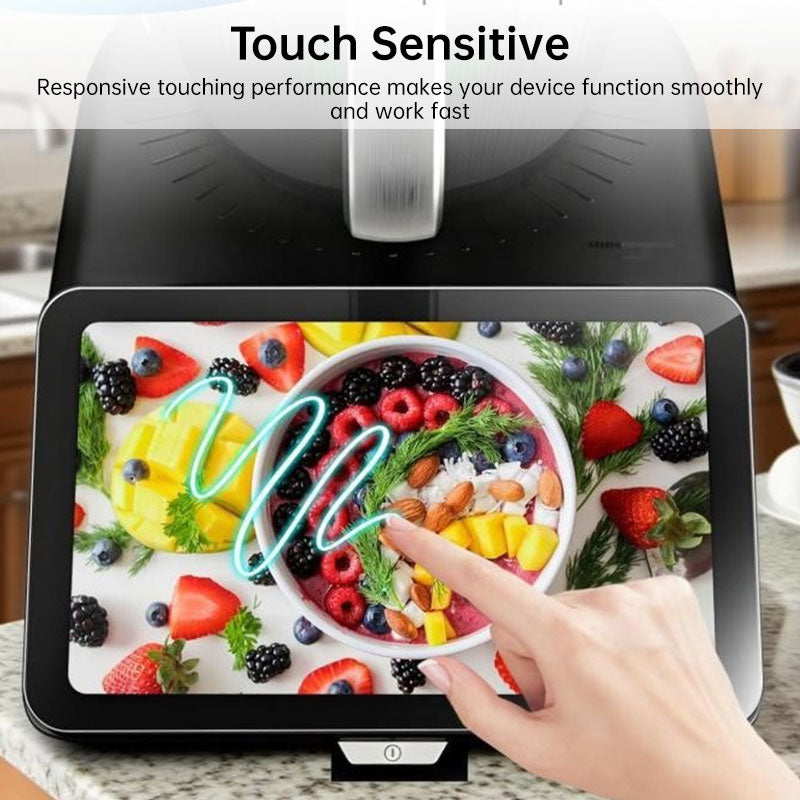 Compatible for Thermomix TM7 Tempered Glass Screen Protector, HD Anti-Scratch & Anti-Fingerprint