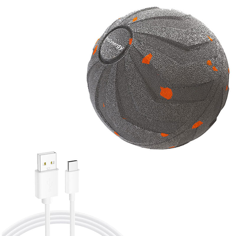 Interactive Dog Toy Ball: E-TPU Material, Random Bounce & Spin Smart Motion Ball, Self-Play Chew-Proof Pet Toy