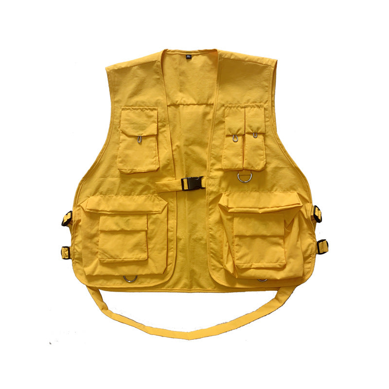 Japanese Style Tactical Vest with Multiple Pockets