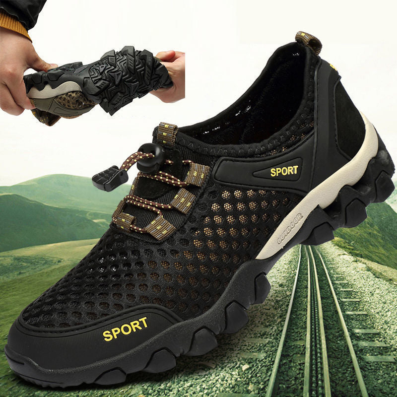 Men's Mesh Summer Sports Hiking Shoes for Outdoor Use