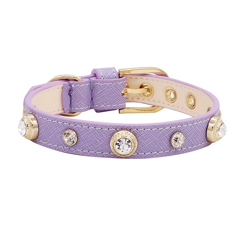 Multicolor Leather Pet Collar - New Hot Sell