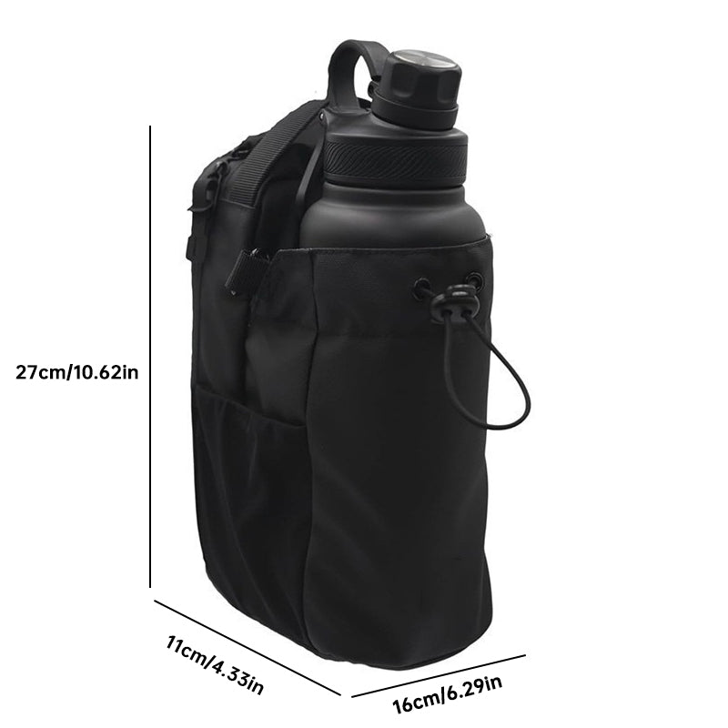 Magnetic Gym Bag with Phone Pocket – Large Capacity Water Bottle Pouch, Portable Workout Accessories Organizer