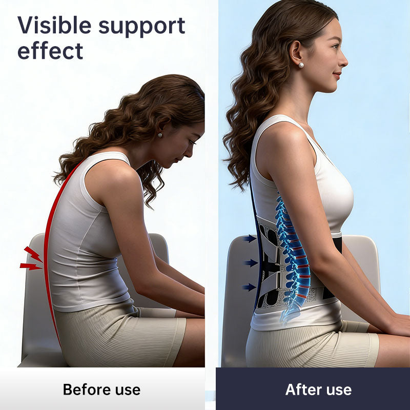 Adjustable Back Support Belt - Pain Relief for Men & Women, Sciatica, Scoliosis, Herniated Disc, Posture Corrector