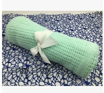 Soft Cotton Cellular Baby Blanket