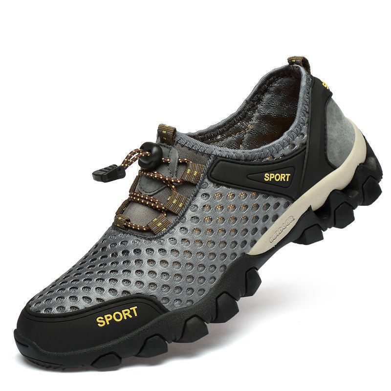 Men's Mesh Summer Sports Hiking Shoes for Outdoor Use