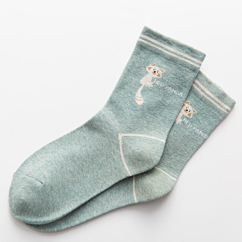 Cute Cartoon Cotton Socks for Women