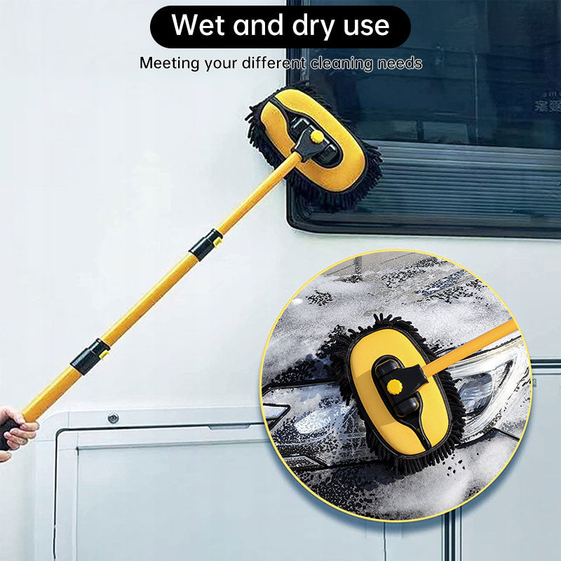 27cm Chenille Mop Head Refill - Removable Reusable for Car & Floor Cleaning, Heavy Duty Mop Accessories