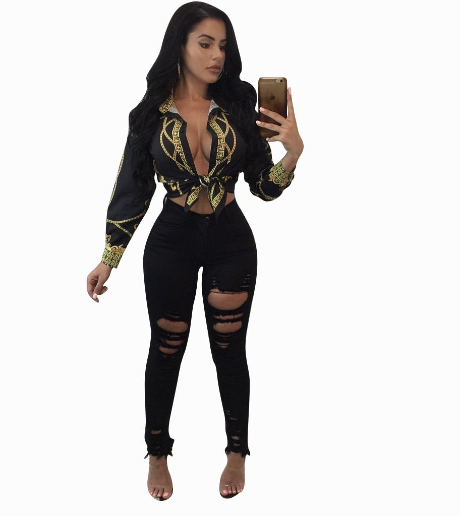 European Style Printed Shirt - Amazon Best Seller