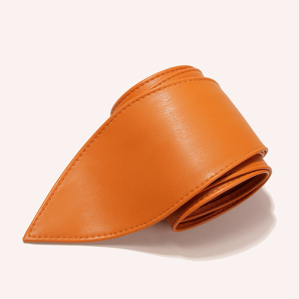 Women's Wide Waist Belt, Soft, Versatile, Elegant Bow Ribbon