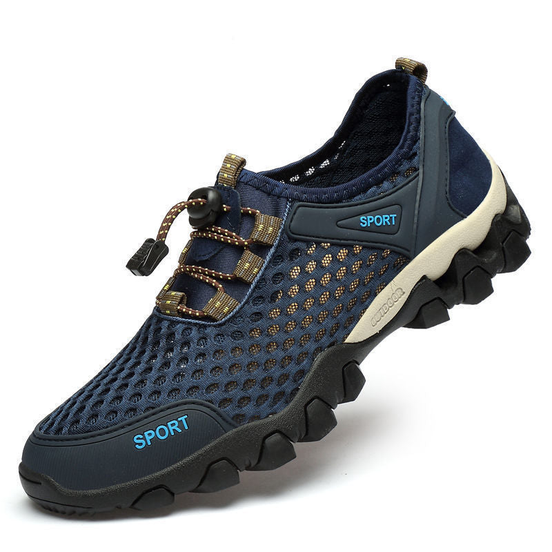 Men's Mesh Summer Sports Hiking Shoes for Outdoor Use