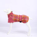 Pet Clothes Autumn And Winter New Plaid Jacket Cold Cotton Coat Pet Supplies