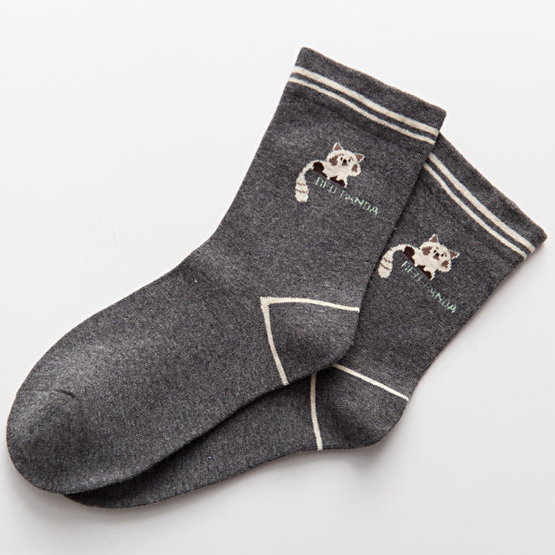 Cute Cartoon Cotton Socks for Women