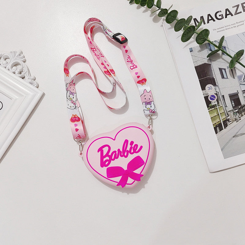 Children's Silicone Barbie Heart Handbag - Amazon Best Seller