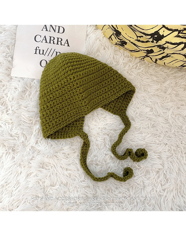Cute Retro Wool Hat for Women - All Match Style