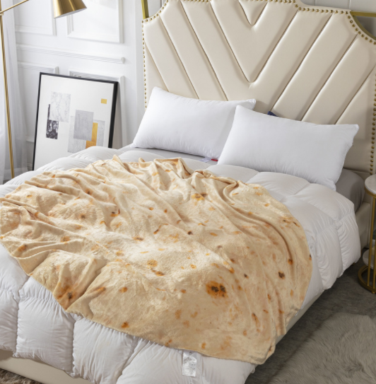 Milk Velvet Blanket, Burrito Blanket for Home Use
