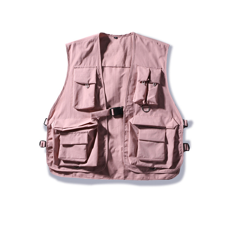 Japanese Style Tactical Vest with Multiple Pockets