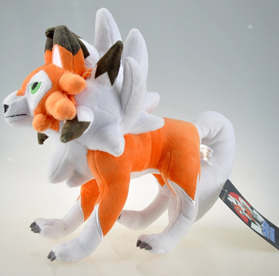 Pokémon Plush Toy - Standing Lycanroc (Dusk Form)
