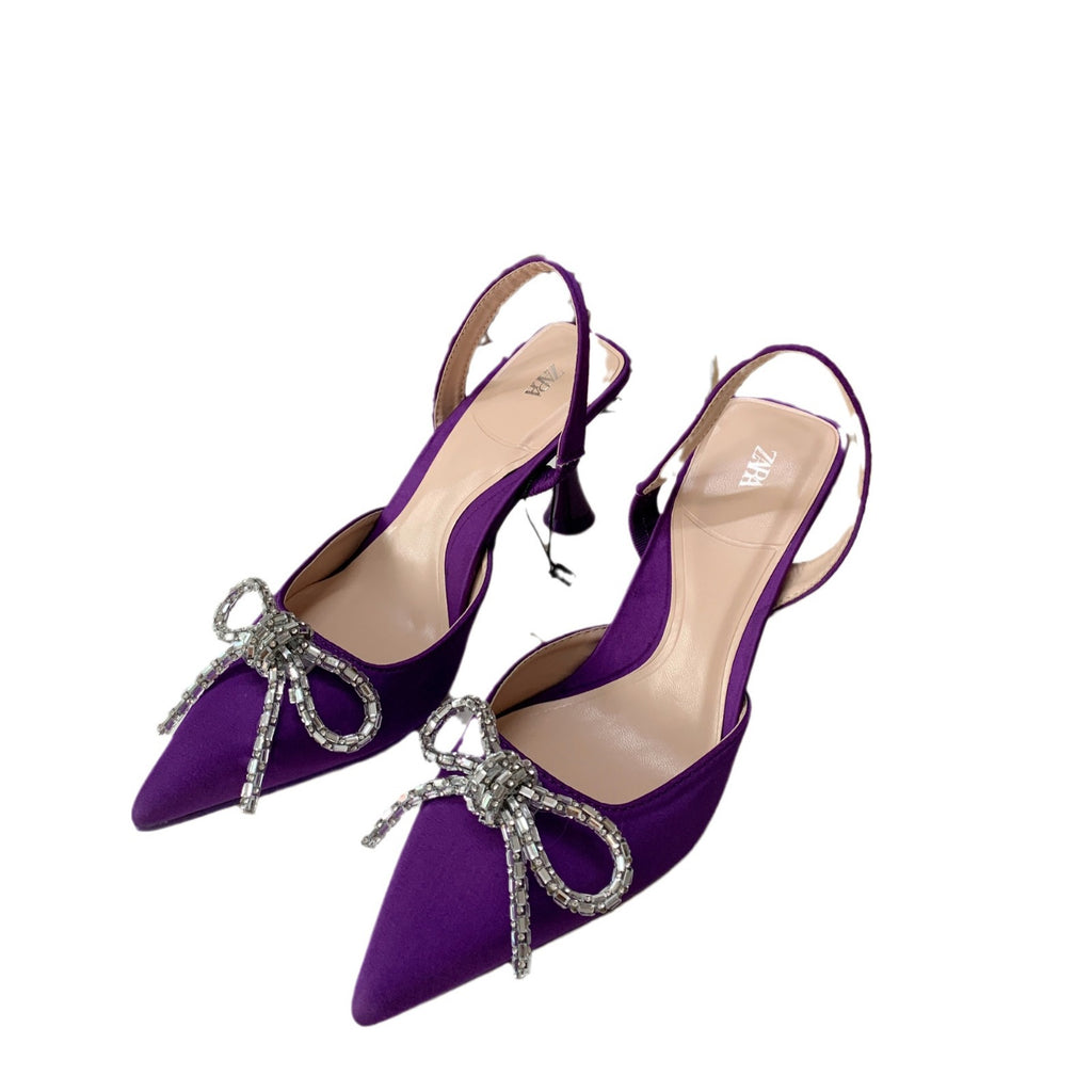 2023 Autumn Women's High Heel Rhinestone Sandals