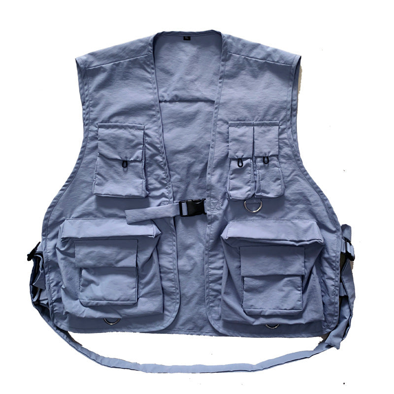 Japanese Style Tactical Vest with Multiple Pockets