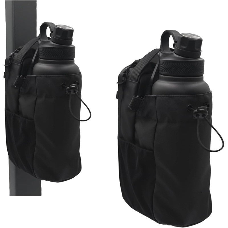 Magnetic Gym Bag with Phone Pocket – Large Capacity Water Bottle Pouch, Portable Workout Accessories Organizer
