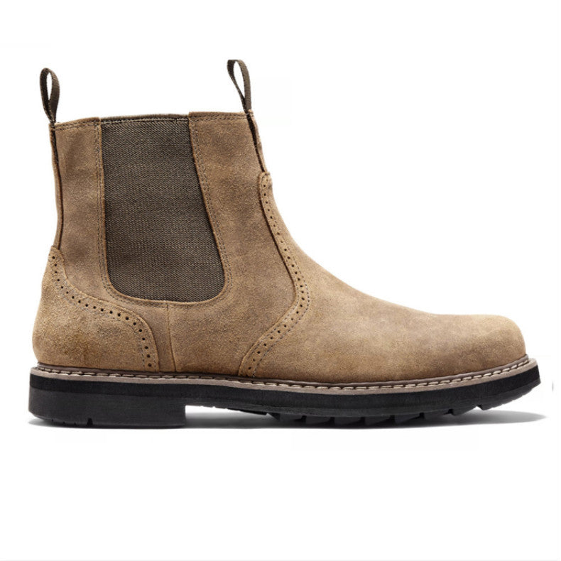 Handmade Frosted High-Top Casual Men's Boots