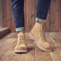 Leather High-Top Tooling Shoes