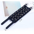 Punk Non-Mainstream Exaggerated Genuine Leather Bracelet
