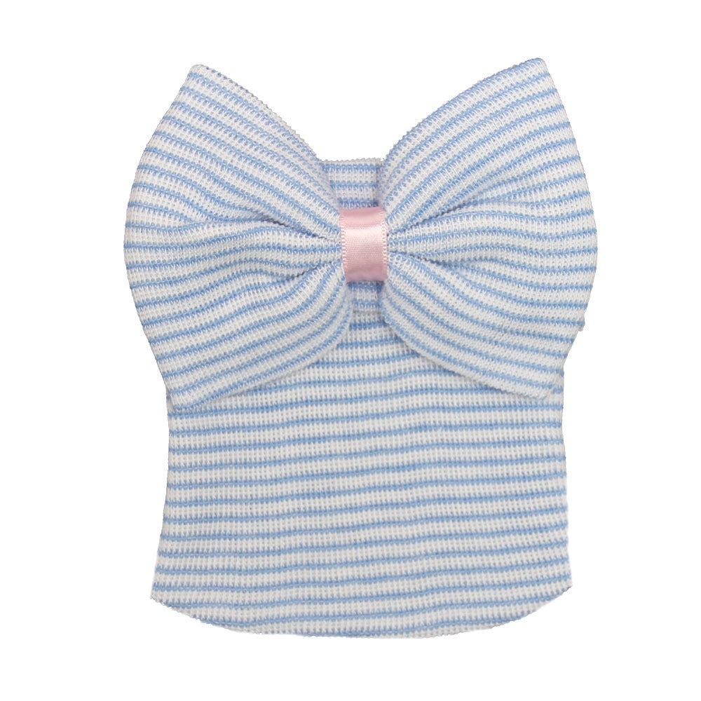 Newborn Big Bow Knit Beanie