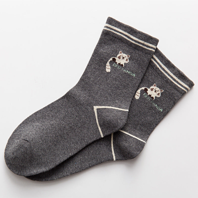 Cute Cartoon Cotton Socks for Women