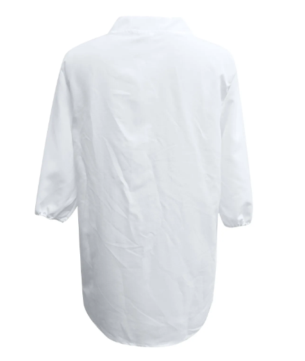 Elegant Solid Color Round Neck Top for Women 2022
