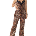 Lace camisole top and pajama pants set