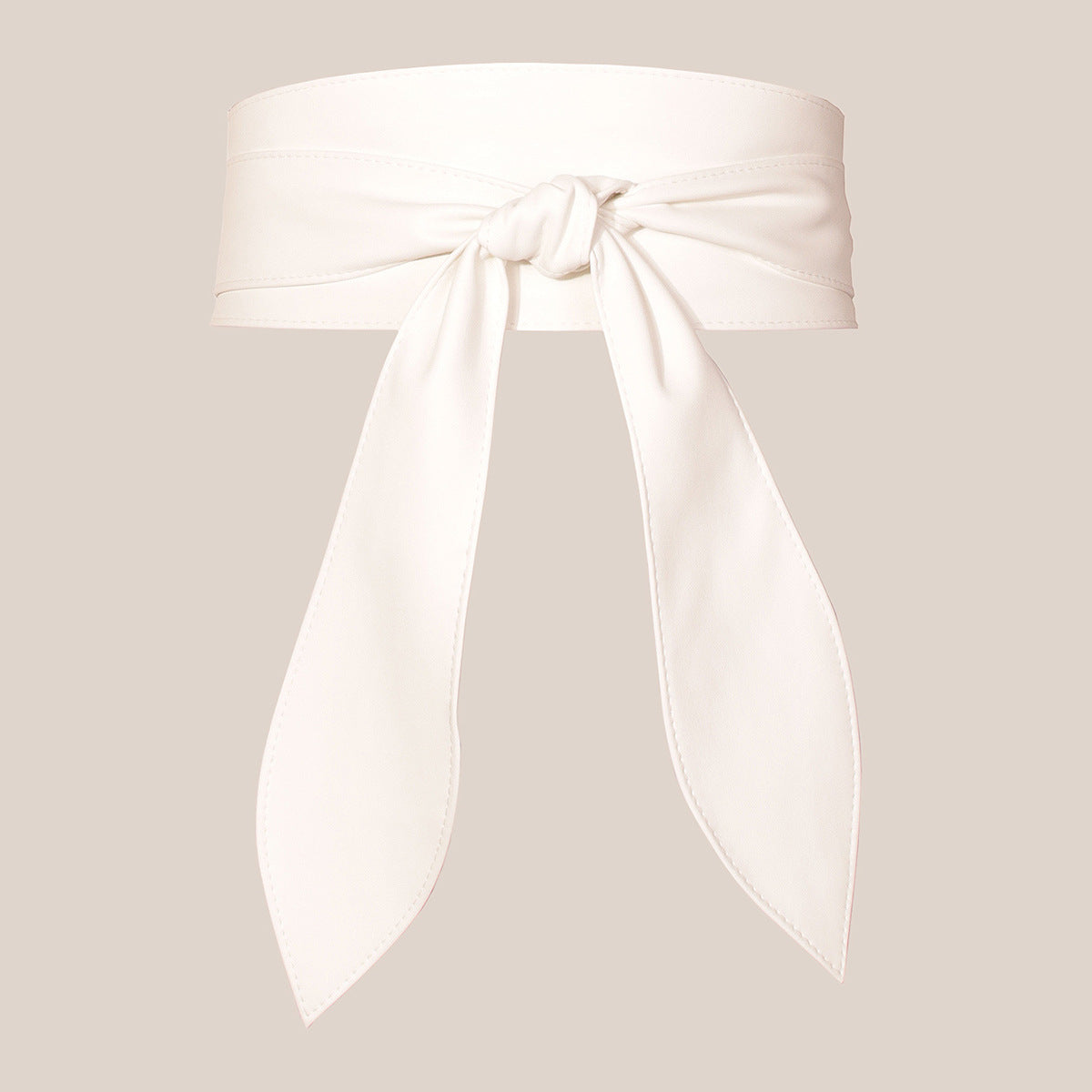 Women's Wide Waist Belt, Soft, Versatile, Elegant Bow Ribbon