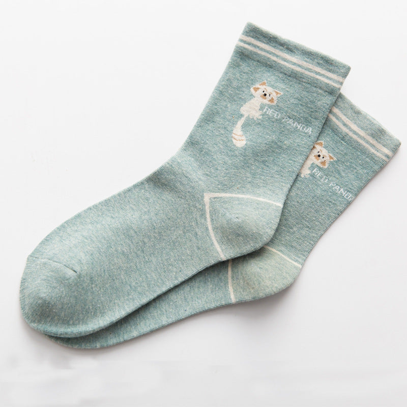Cute Cartoon Cotton Socks for Women