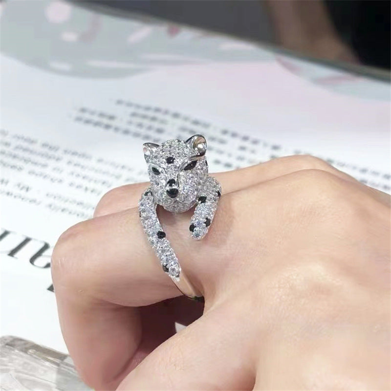 High-Sense Leopard Ring for Women's Fashion