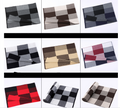 Men's Wool Winter Plaid Scarf and Neck Warmer Set