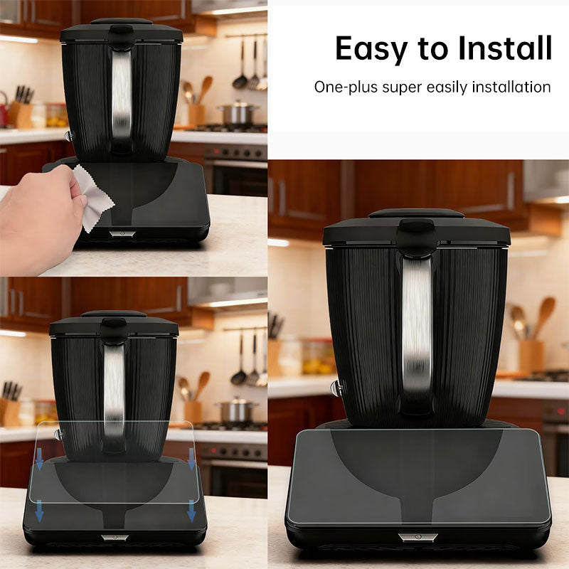 Compatible for Thermomix TM7 Tempered Glass Screen Protector, HD Anti-Scratch & Anti-Fingerprint