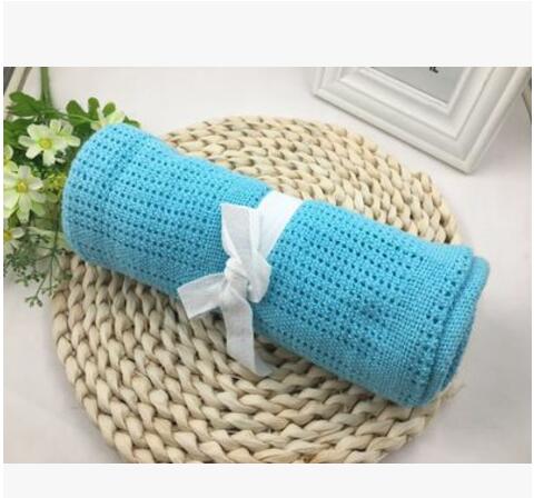 Soft Cotton Cellular Baby Blanket