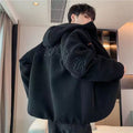 Particle velvet winter clothing with thickened cotton jacket
