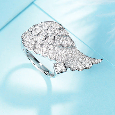 Fashion Street Style Angel Wings Ring for Women