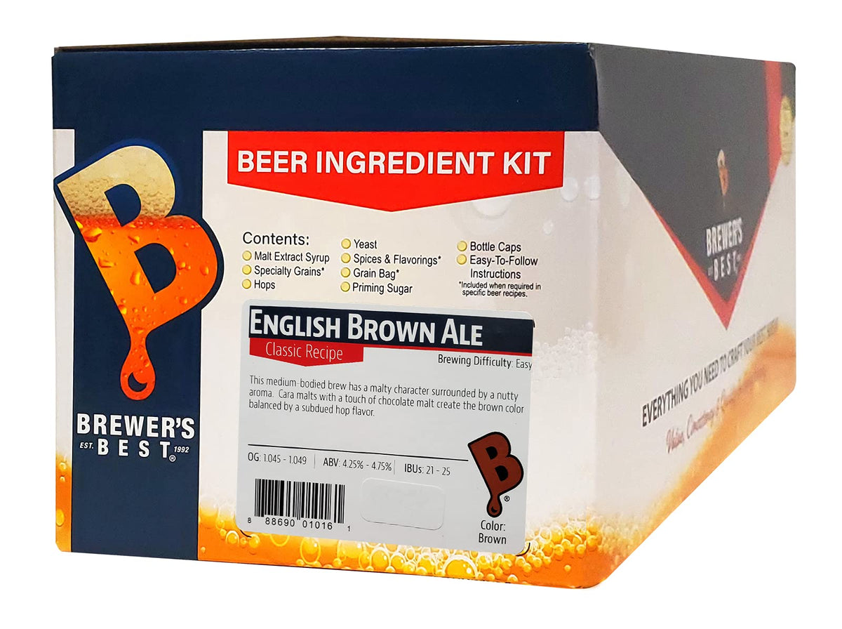 Brewers Best English Brown Ale Homebrew Beer Ingredient Kit