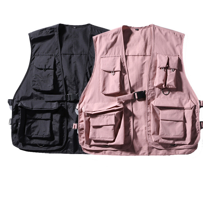 Japanese Style Tactical Vest with Multiple Pockets