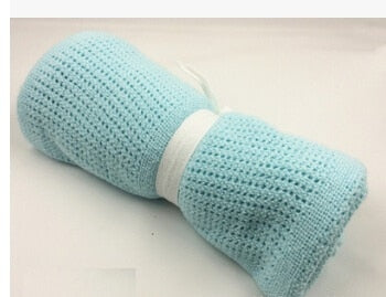 Soft Cotton Cellular Baby Blanket