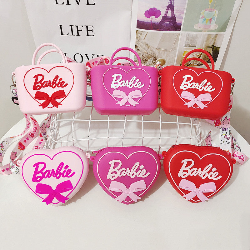 Children's Silicone Barbie Heart Handbag - Amazon Best Seller