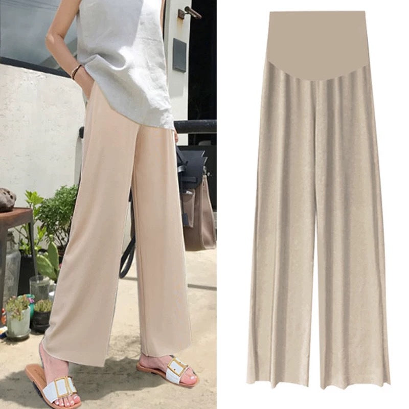 2021 Spring Summer Maternity Wide-leg Casual Trousers