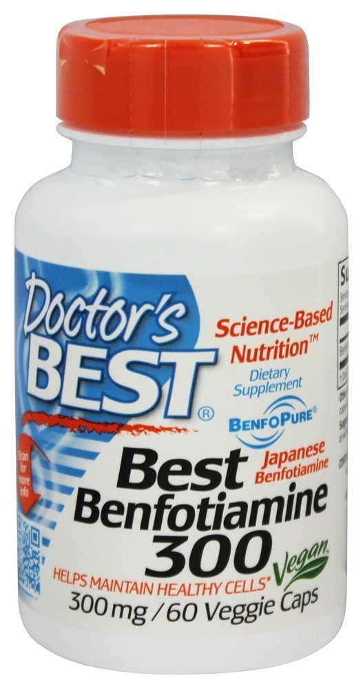 Doctors Best Benfotiamine with BenfoPure 300 mg 60 Veggie Caps