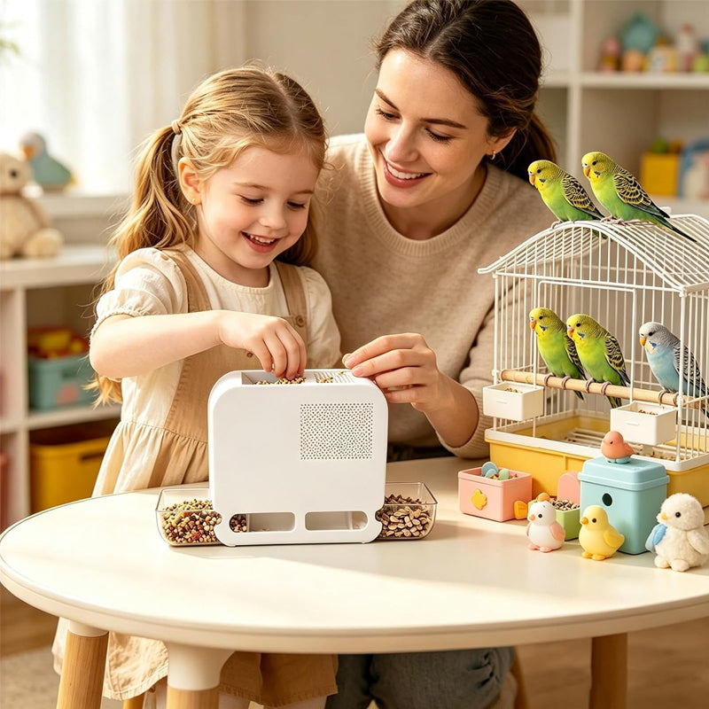Electric Bird Seed Shell Remover – Adjustable Speed, Easy Clean Peeling Machine
