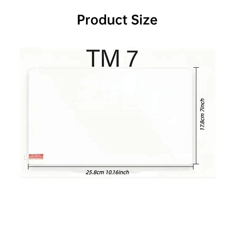 Compatible for Thermomix TM7 Tempered Glass Screen Protector, HD Anti-Scratch & Anti-Fingerprint